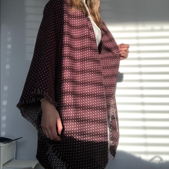 BNWT Harris Wilson Plum and White Wrap - Picture 2 of 4